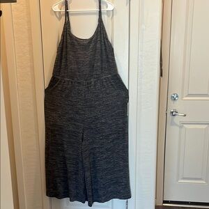 Torrid Super Soft Gray Sleepwear Romper With Pockets